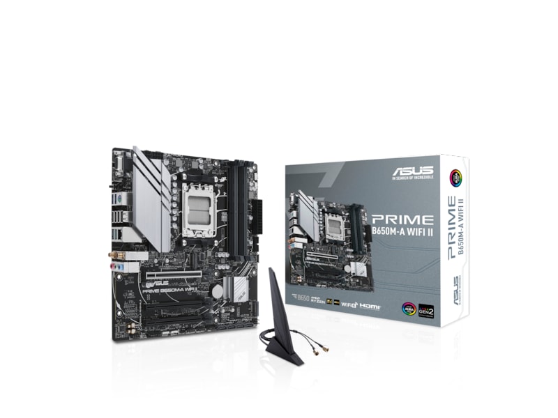 ASUS Prime B650M-A WIFI II Moderkort - AMD Socket - Komplett.se