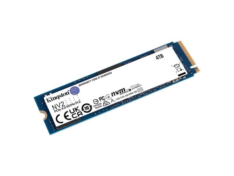 Kingston M.2 NV2 PCIe 4.0 NVMe SSD 4TB SSD M.2