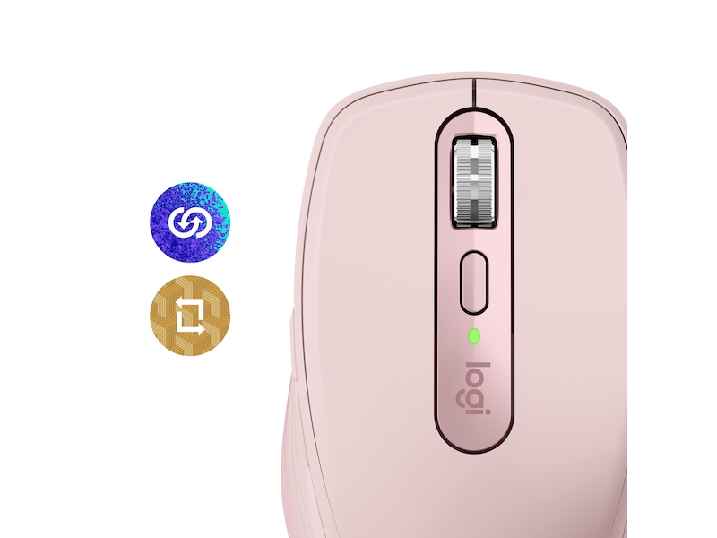 Logitech MX Anywhere 3S trådlös mus (rosa) Mus