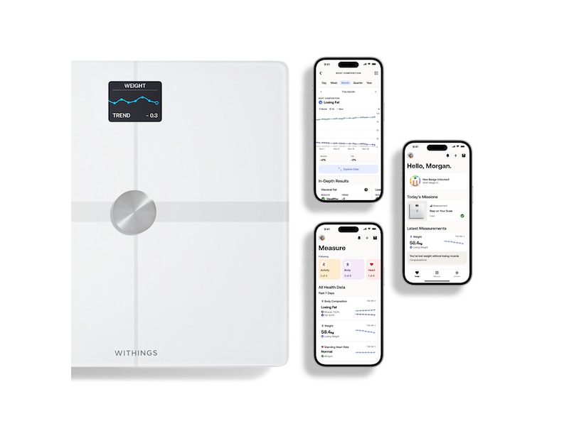 Withings Body Smart Wi-Fi badvåg (vit) Personvågar