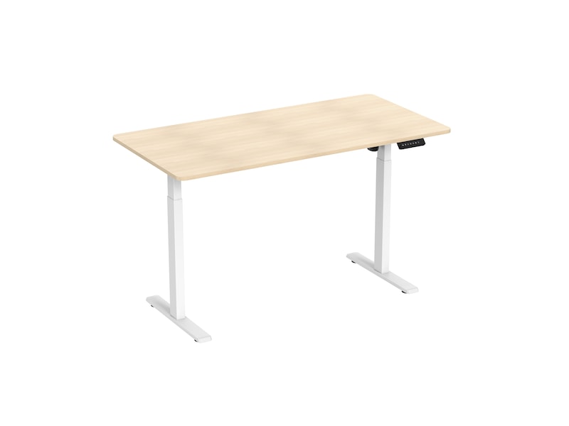 Ergonomiskt höj-/sänkbord 150cm (vit/eik) Aktivitetsbord