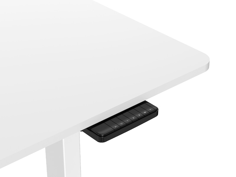 Ergonomiskt höj-/sänkbord 150cm (vit/eik) Aktivitetsbord