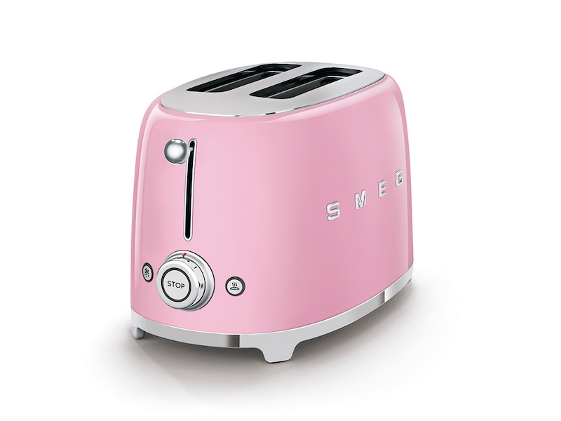 Smeg TSF01PKEU Brödrost för 2 skivor (rosa) Brödrostar