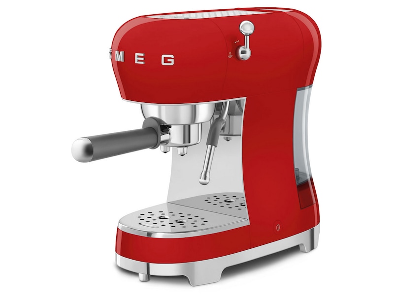 Smeg ECF02CREU Manuell espressomaskin (röd) Espressomaskiner