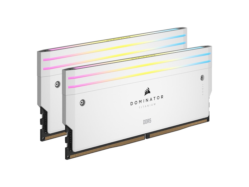 Corsair Dominator Titanium RGB DDR5 6600MHz 64GB (vit) Minne