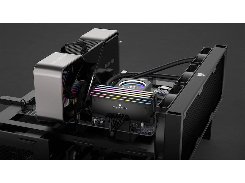 Corsair Dominator Titanium RGB DDR5 6400MHz 64GB (svart) Minne