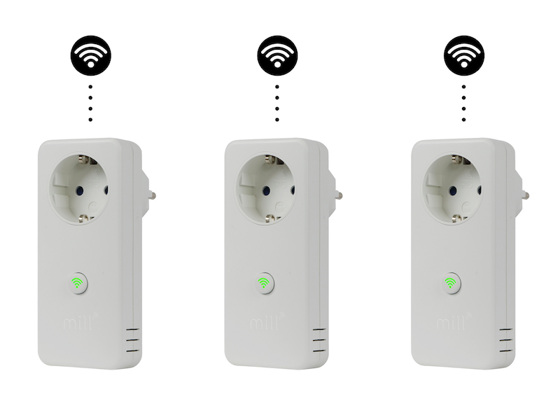 Mill WiFi Socket gen 3 - 3pk Smart energimätning