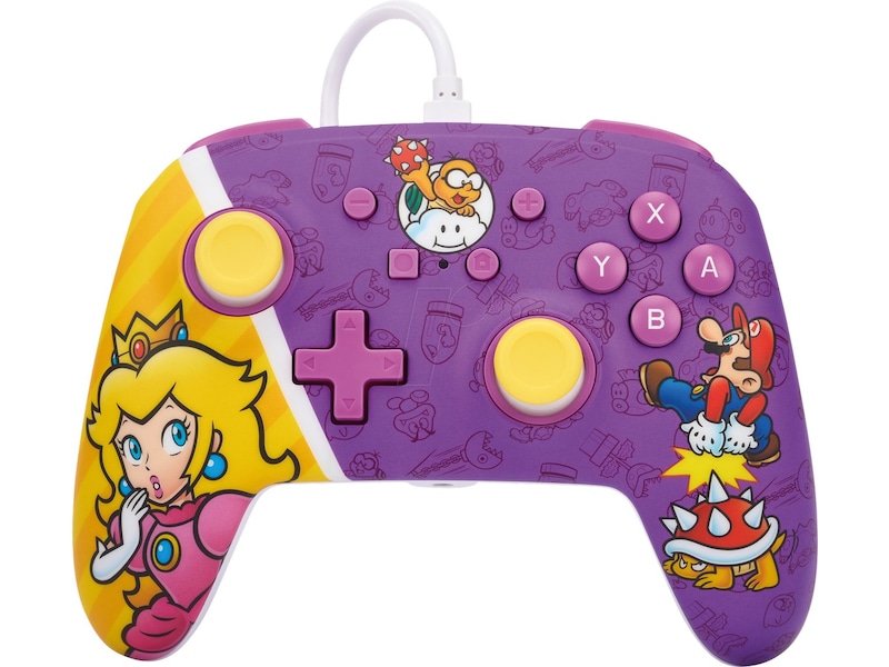 PowerA Enhanced Nintendo Switch Kontroller Princess Peach Tillbehör till spelkonsoler