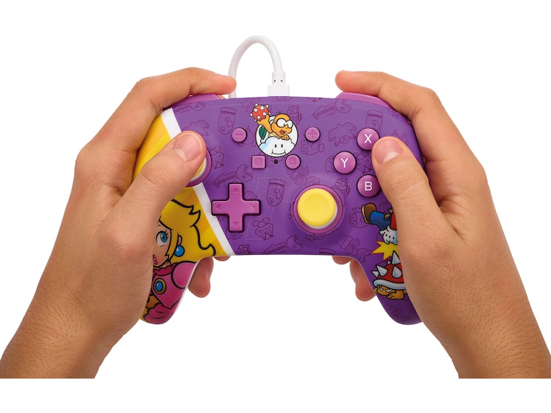 PowerA Enhanced Nintendo Switch Kontroller Princess Peach Tillbehör till spelkonsoler