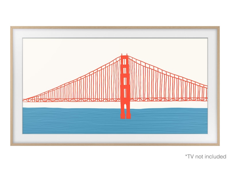 Samsung 65" ram till The Frame (2021-2024, teak) TV-ram & tillbehör