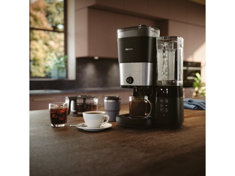 Philips All-in-1 Brew kaffebryggare m/ inbyggd kvarn HD7900/50 (svart) Kaffebryggare