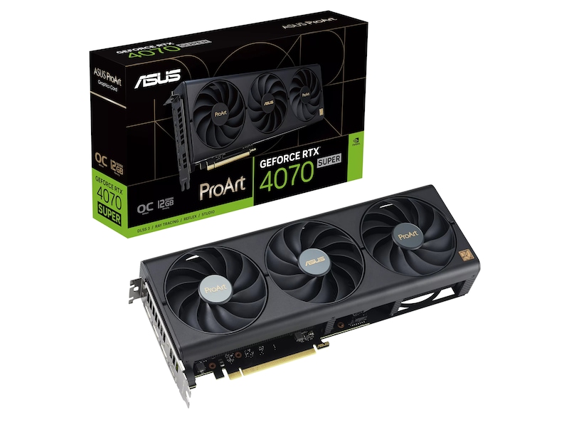 ASUS ProArt GeForce RTX 4070 SUPER OC Grafikkort