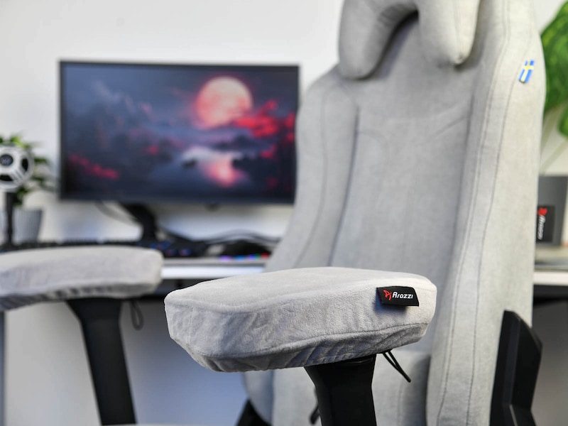 Arozzi Memory foam armstödskuddar (grå) Tillbehör till gamingstolar