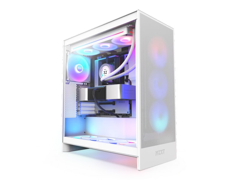 NZXT H7 Flow 2024 RGB Mid Tower (vit) Midi tower