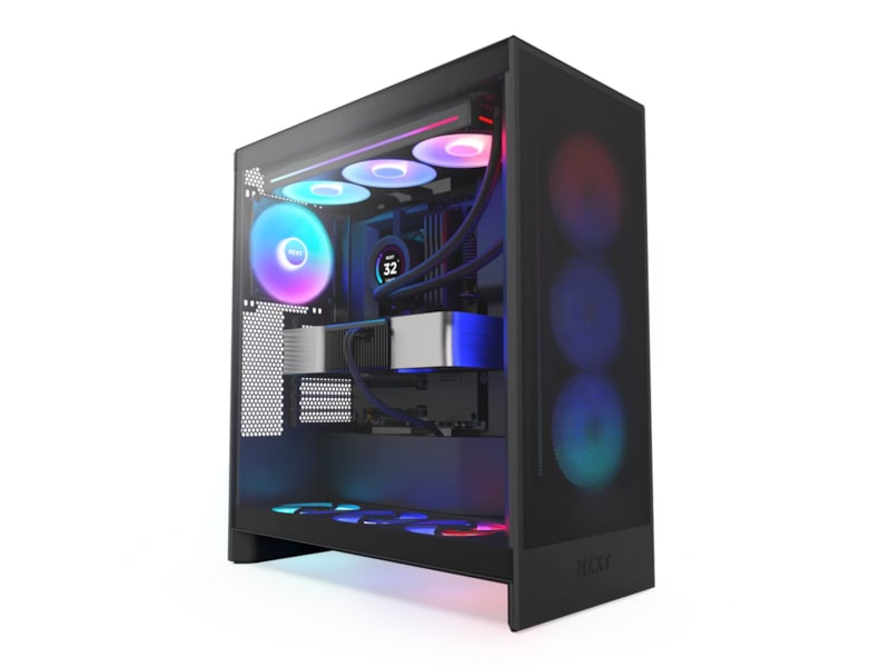 NZXT H7 Flow 2024 RGB Mid Tower (svart) Midi tower