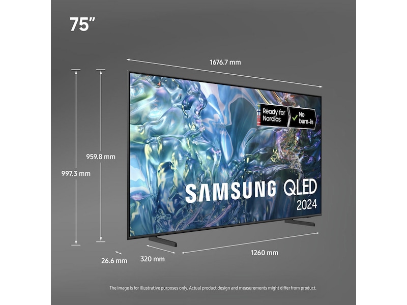 Samsung 75" Q60D QLED 4K TV TQ75Q60D TV