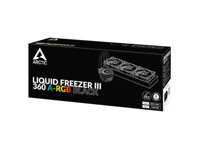 Arctic Liquid Freezer III 360 A-RGB Kylare (svart) CPU - Vattenkylning