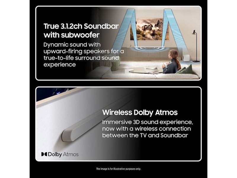 Samsung HW-S811D soundbar med subwoofer (vit) Soundbars