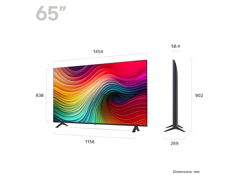 LG 75'' NANO 81 4K TV (2024) 75NANO81T6A TV