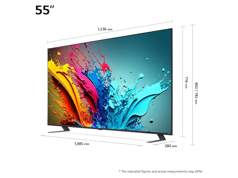 LG 55'' QNED 85 4K TV (2024) 55QNED85T6C TV