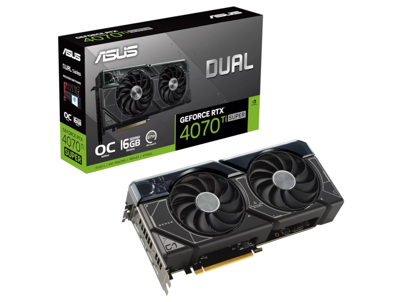 ASUS Dual GeForce RTX 4070 Ti SUPER OC Grafikkort