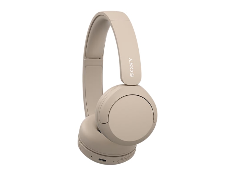 Sony WH-CH520 trådlösa hörlura, On-Ear (beige) Hörlurar