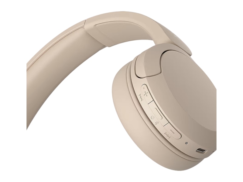 Sony WH-CH520 trådlösa hörlura, On-Ear (beige) Hörlurar