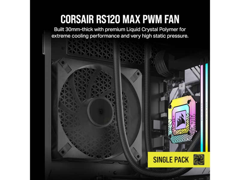 Corsair RS120 MAX PWM Thick Fläkt 3pk Fläkt