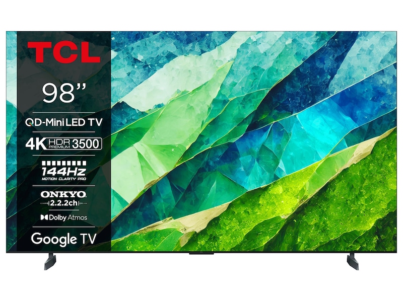 TCL 98" 98C855 QLED Pro 4K Google TV 144Hz TV