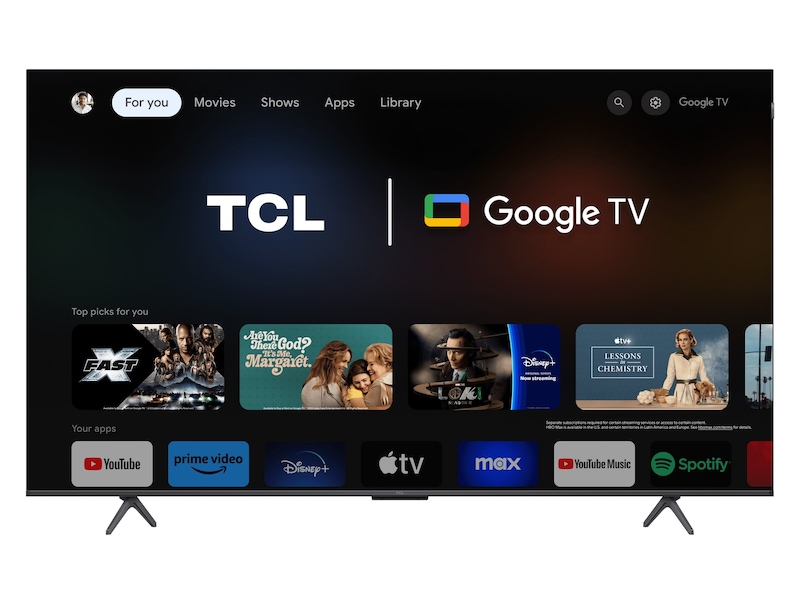 TCL 65" 65C61B QLED Pro 4K Google TV TV