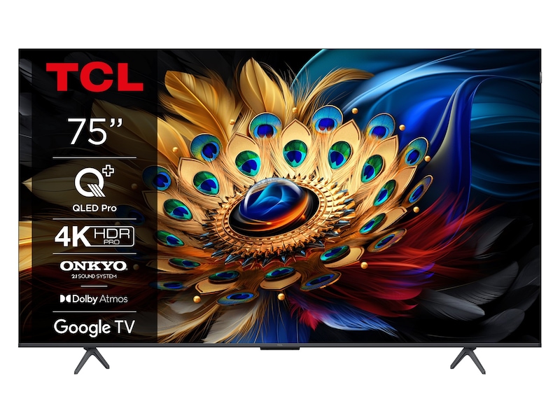 TCL 75" 75C61B QLED Pro 4K Google TV TV