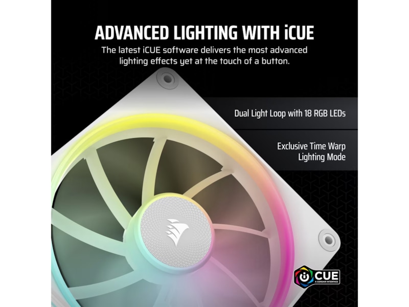 Corsair iCUE Link LX140 RGB Fläkt (vit) Fläkt