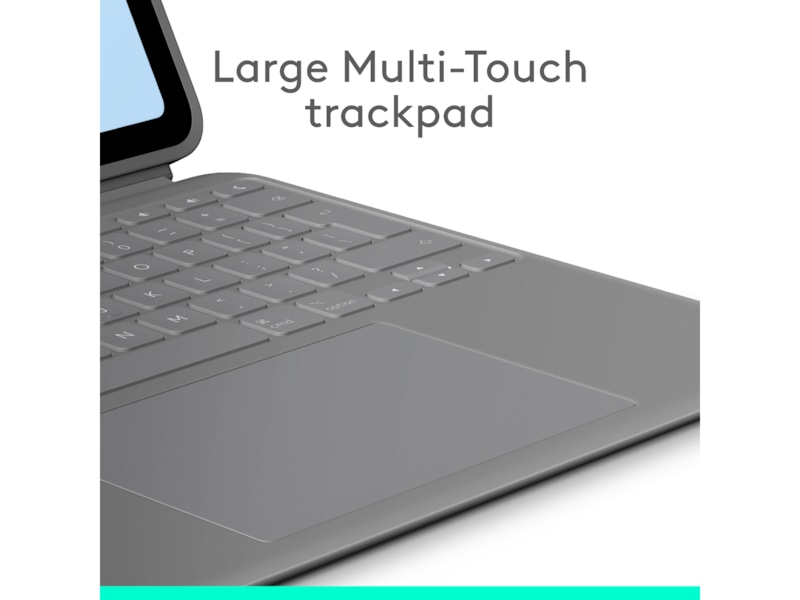 Logitech iPad Air 13" Combo Touch Tangentbordfodral (oxford grey) Skydd