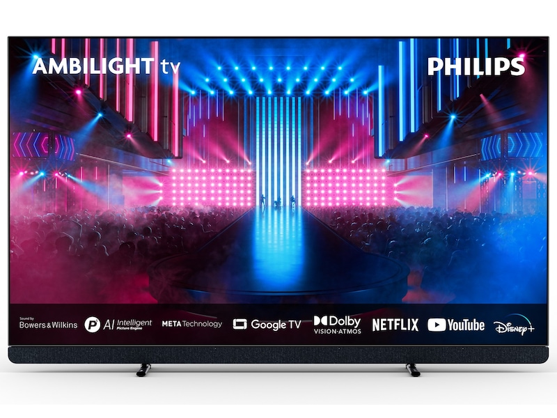 Philips 77" 4K UHD OLED+ Smart TV Ambilight 77OLED909 TV