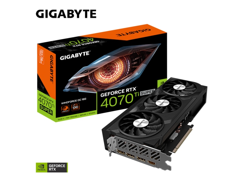 Gigabyte GeForce RTX 4070 Ti SUPER Windforce OC Grafikkort