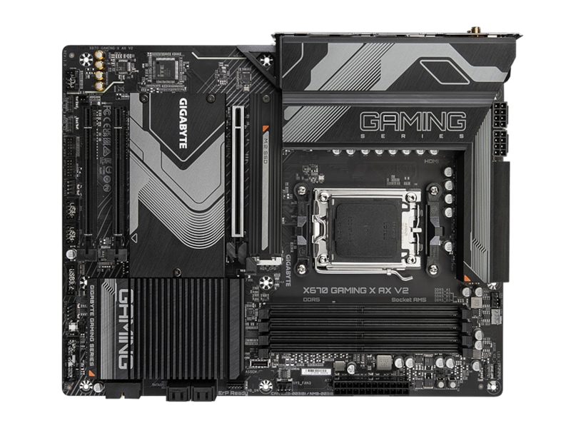 GIGABYTE X670 GAMING X AX V2 Moderkort AMD Socket