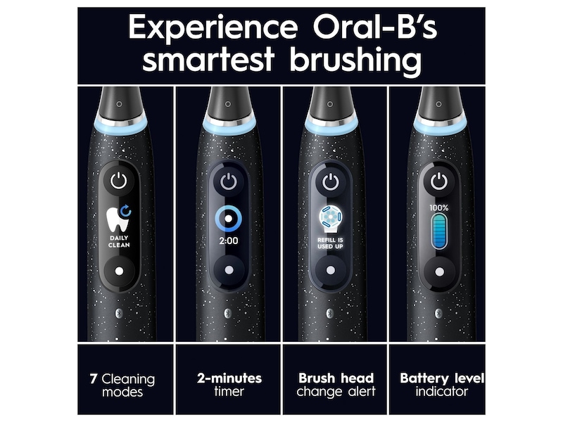 Oral-B iO 10 elektrisk tandborste (svart) Eltandborste