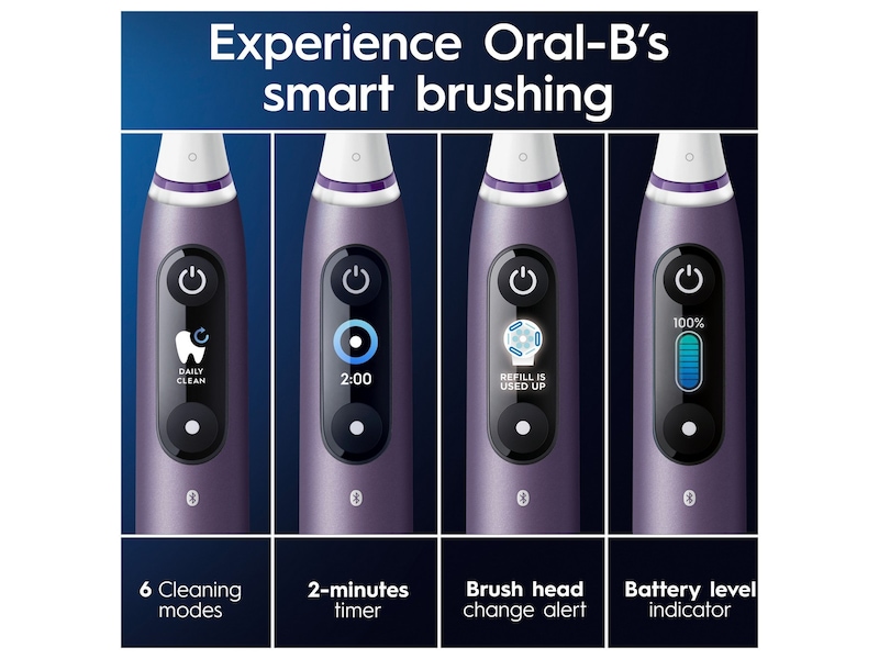 Oral-B iO 8 elektrisk tandborste (violett) Eltandborste