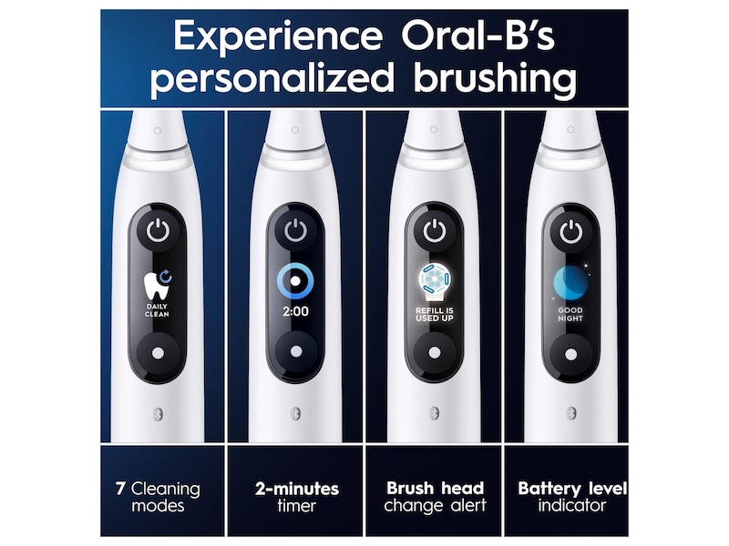 Oral-B iO 9 elektrisk tandborste (vit) Eltandborste