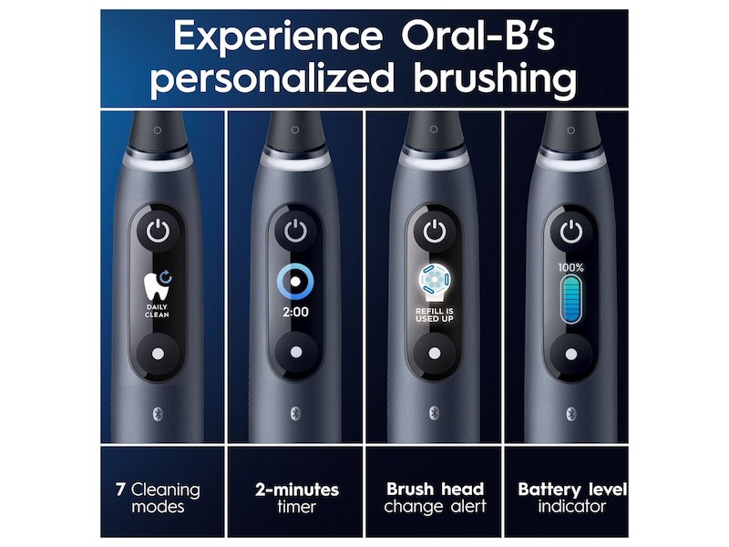 Oral-B iO 9 elektrisk tandborste (svart) Eltandborste