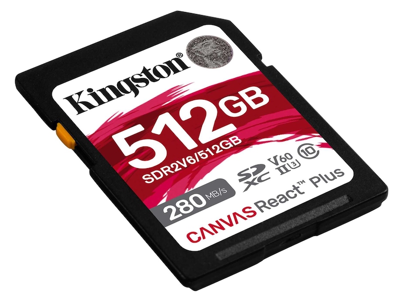 Kingston Canvas React Plus V60 512GB Minneskort