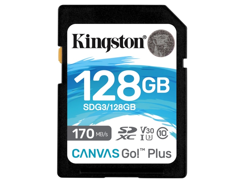 Kingston Canvas Go Plus SDXC 128GB Minneskort