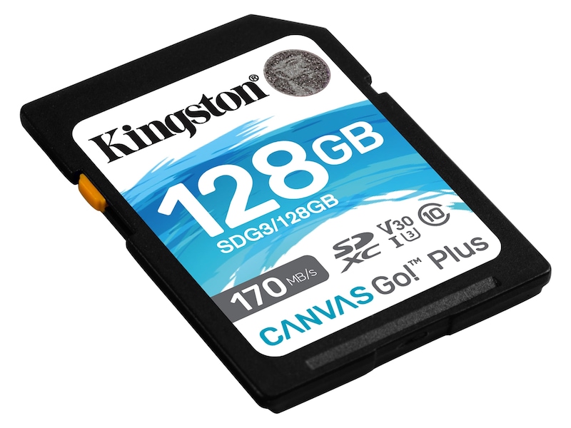 Kingston Canvas Go Plus SDXC 128GB Minneskort