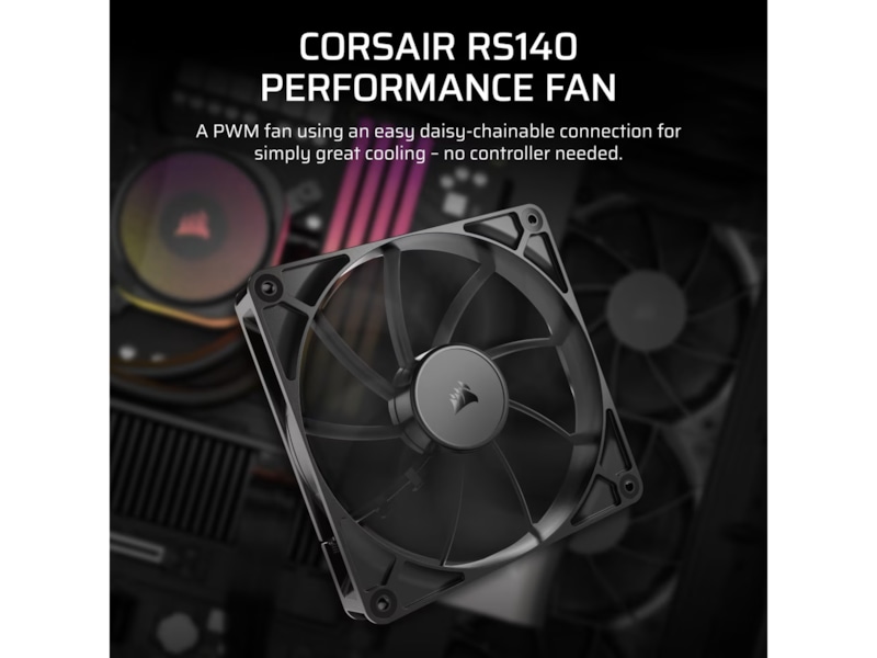 Corsair RS140 Fläkt (svart) Fläkt