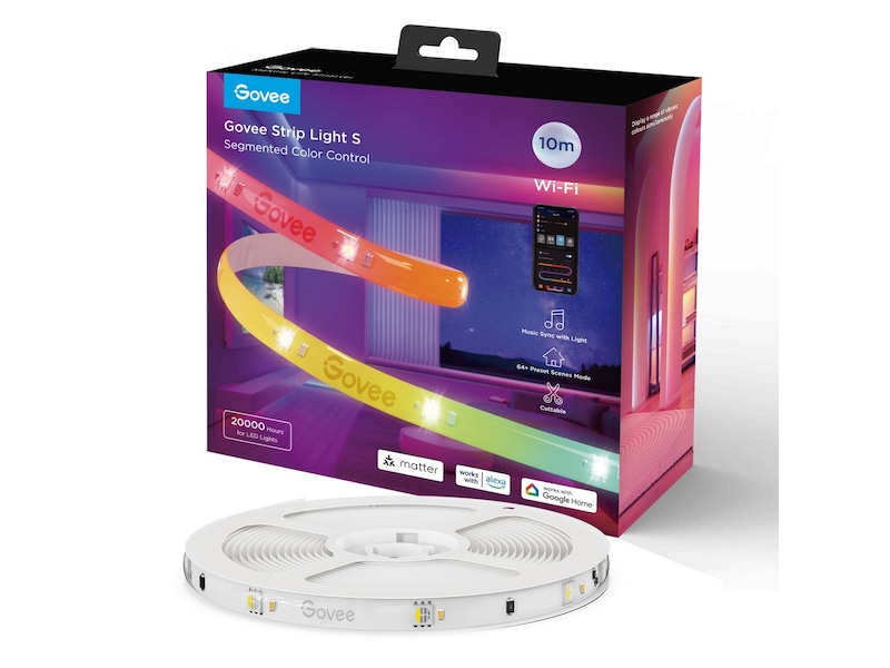 Govee RGBIC LED Lightstrip - 10 meter Led strips & underhållning