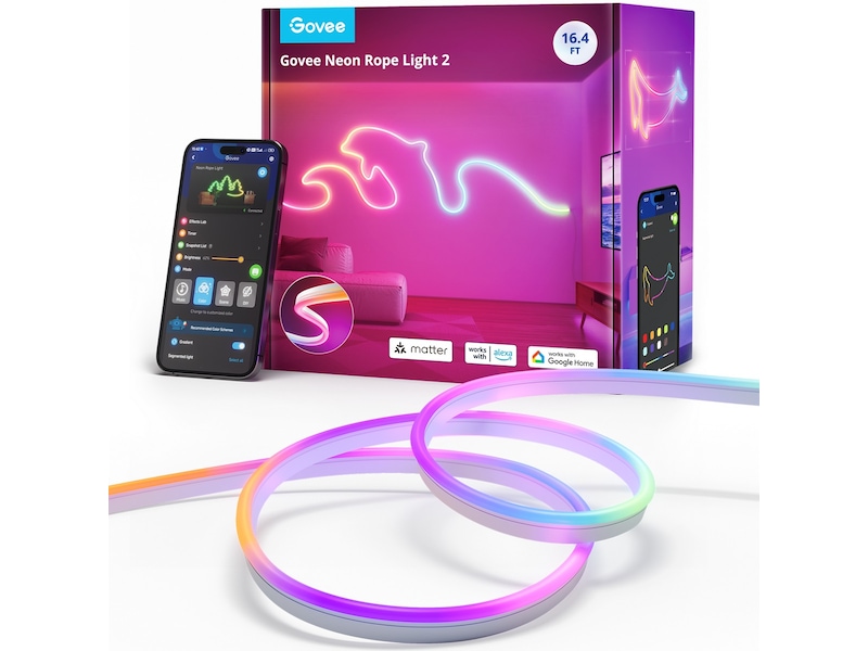 Govee Neon Rope Light 2 - 5 meter Led strips & underhållning