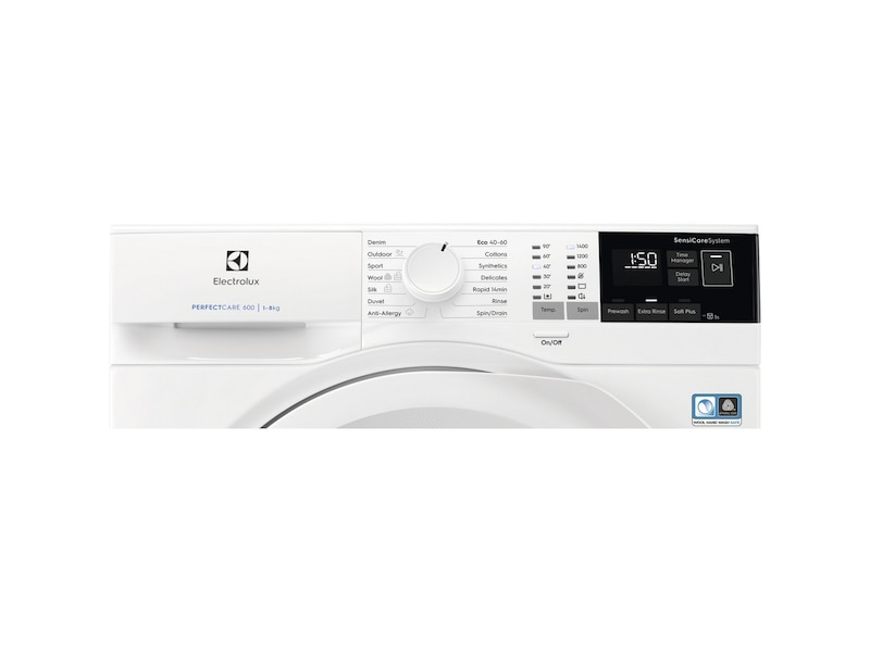 Electrolux EW6F5248G4 tvättmaskin (vit) Tvättmaskin