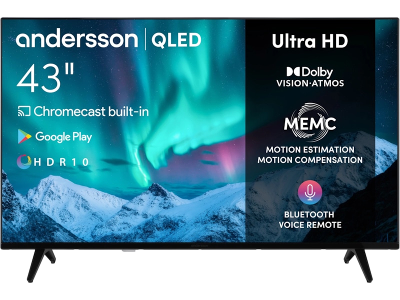 Andersson 43" 4K QLED-TV QLED4350UHD TV