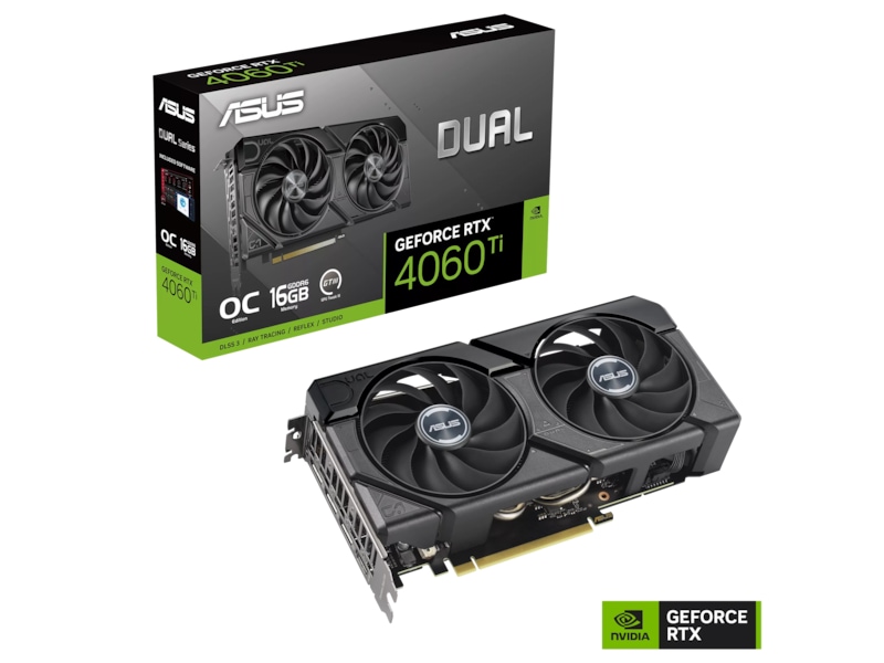 ASUS Dual GeForce RTX 4060 Ti EVO OC Grafikkort