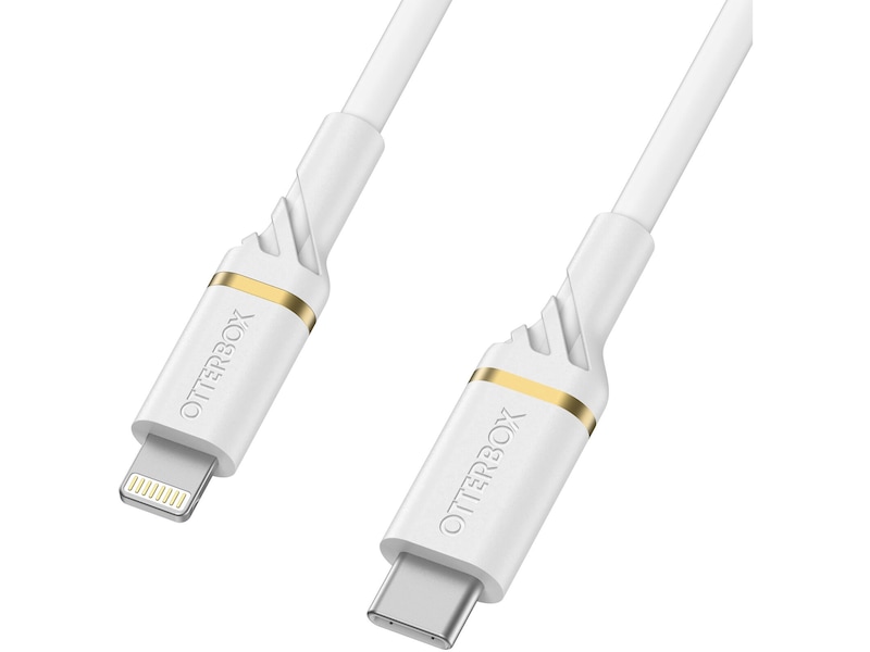 OtterBox Lightning till USB-C kabel 2m (vit) USB-kablar